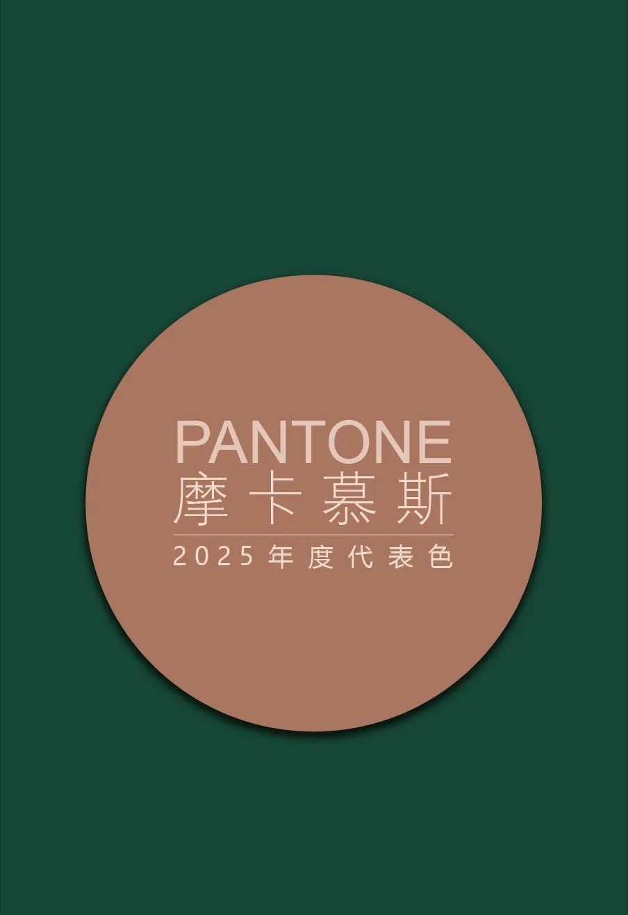 色彩十二：PANTONE 2025年代表色 摩卡慕斯